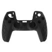 PS5 Gamepad Silicone Case - Non-slip Texture Protective Cover (Black) - 1