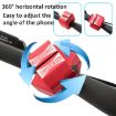 Aluminum Alloy Bicycle & Motorcycle Phone Holder - Black Ring Shape - 7