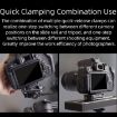 XILETU PQ-38 Quick Release Plate Base Tripod Slider Mount Adapter - 5