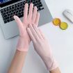 Free Code Pink Ice Silk Thin Gloves - Anti-UV Summer Sunscreen - 1