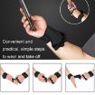 Black M Weightlifting Dumbbell Gloves - Anti-slip, Anti-cocoon Wrist Fitness - 6
