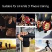 XL Weightlifting Dumbbell Bar Anti-slip Wrist Fitness Gloves (Black) - 7