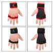 Black Anti-slip Weightlifting Gloves - Dumbbell Bar Wrist Support, L Size - 3