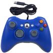 XBOX 360 & PC USB Dual Vibration Wired Gamepad - Blue - 1