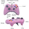 XBOX 360 & PC USB Dual Vibration Wired Gamepad - Blue - 4