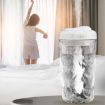 Iceberg Small Car Humidifier - Mute Colorful Aromatherapy (White) - 8