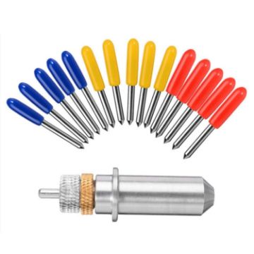 Reflective Film Lettering Knife Roland Plotter Cutter Holder + 15pcs - 1