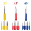 Reflective Film Lettering Knife Roland Plotter Cutter Holder + 15pcs - 3