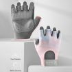 Sakura Pink Non-slip Shock-absorbing Half-finger Yoga Sports Gloves, Size S - 2