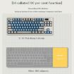 LANGTU LT84 Wireless Tri-Mode RGB Keyboard, Sea-Air Axis Pro, Whiteout - 2