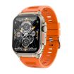 A70 1.96" IP68 Waterproof Bluetooth Call Smart Watch - Orange - 1