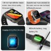 A70 1.96" IP68 Waterproof Bluetooth Call Smart Watch - Orange - 4
