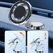 Magnetic Foldable Car Phone Holder - Universal Dashboard Mount (Black) - 4