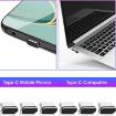 USB-C Charging Port Dust Plug & Protector - Silver Dust Cap for Phones - 7