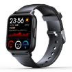 QS16Pro 1.83" Heart Rate/Blood Pressure Waterproof Sports Smart Watch Black - 1