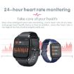 QS16Pro 1.83" Heart Rate/Blood Pressure Waterproof Sports Smart Watch Black - 6