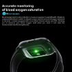 QS16Pro 1.83" Heart Rate/Blood Pressure Waterproof Sports Smart Watch Black - 9