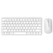 B087 2.4G Wireless Bluetooth Keyboard Mouse Set, 78 Keys, White - 1