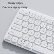 B087 2.4G Wireless Bluetooth Keyboard Mouse Set, 78 Keys, White - 8