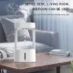 Anti-gravity Humidifier 580ml Water Droplet Backflow Aromatherapy White - 8