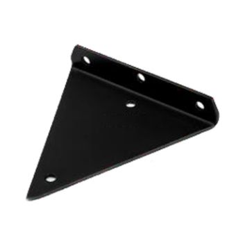 Invisible Triangle Wall Shelf Bracket, 140x130mm, Black, With Screws - 1