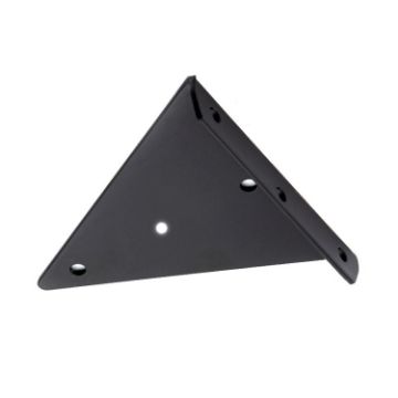 Invisible Triangle Wall Shelf Bracket, 230x170mm, Black, With Screws - 1