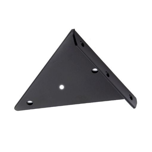 Invisible Triangle Wall Shelf Bracket, 230x170mm, Black, With Screws - 1