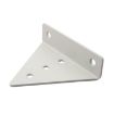 Invisible Triangle Wall Shelf Bracket, 170x130mm, White, With Screws - 1