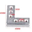 Aluminum Frame 90 Fixed Connection Angle Iron Furniture Fittings - 4