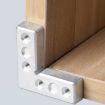 Aluminum Frame 90 Fixed Connection Angle Iron Furniture Fittings - 6