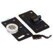 Large Groove Sliding Door Closet Pulley Accessories & Lower Track - 2