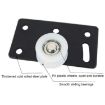 Large Groove Sliding Door Closet Pulley Accessories & Lower Track - 3
