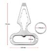 EDC Stainless Steel Multifunctional Wrench Self-defense Camping Tool - 3