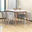 2" Enlarged 8pcs Round Table & Chair Leg Covers for Floors (Transparent) - 9