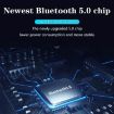 T16 Blue TWS Ear-mounted Bluetooth Earphones with LED Display & Noise Reduction - 9