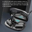 TWS Sports Waterproof Bluetooth Earphones with LED Display (Black) - 8