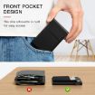 Slim Metal Wallet - Pop Up Credit Card Holder RFID Blocking (Silver) - 5