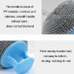 Removable Wire Ball Kitchen Brush for Pots & Dishes (Random Handle) - 5