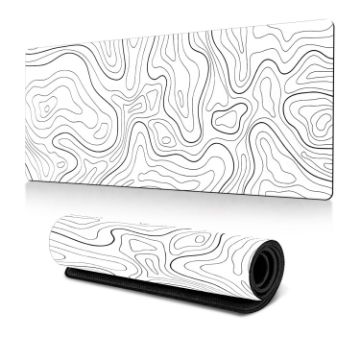 Large Abstract Mouse Pad 300x800x2mm - Gamer Office Desk Mat - 1