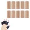 Basketball Riding Finger Sleeves - 10pcs Skin Tone Stretch Knit Protectors - 1