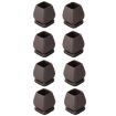 15 Tilt Table & Chair Feet Covers - 0.75" 8pcs Set (Square) - 1