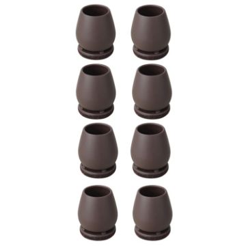 1" 8pcs 15 Tilt Table & Chair Feet Shock-Absorbing Covers (Round) - 1