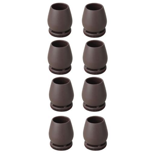 1" 8pcs 15 Tilt Table & Chair Feet Shock-Absorbing Covers (Round) - 1
