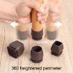 1.25" 8pcs 15 Tilt Table & Chair Feet Shock-Absorbing Covers (Round) - 5