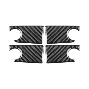 Mercedes-Benz G-Class W463 Inner Door Bowl Sticker Set - 4pcs Black - 1
