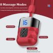 Red Mini Hanging Neck EMS Pulse Cervical Massager for Shoulder Therapy - 4