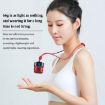 Red Mini Hanging Neck EMS Pulse Cervical Massager for Shoulder Therapy - 7