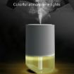 350ml Pink Ultrasonic Air Humidifier & Car Purifier, 800mAh Battery - 5