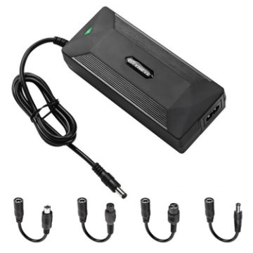 42V 2A Electric Bike Scooter Charger with 4 Adapters UK Plug - 1