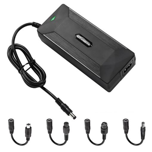 42V 2A Electric Bike Scooter Charger with 4 Adapters UK Plug - 1